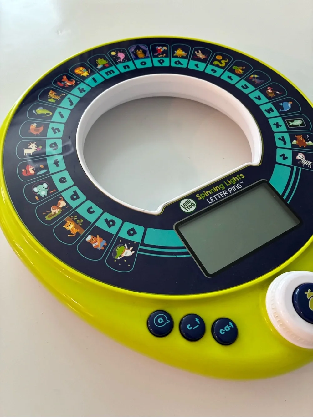 LeapFrog Spinning Lights Letter Ring - Green